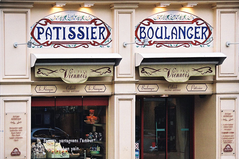 Façade de boulangerie